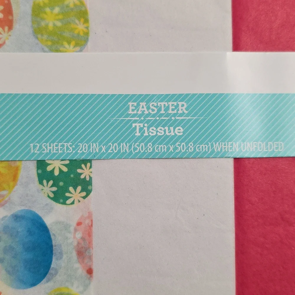 Easter Tissue Paper 6-Pack For Gift Bags Boxes 12 Sheets 20